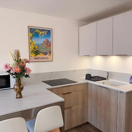 Le Petit Bleu - Boulouris 公寓